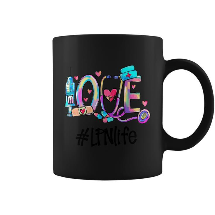 Lpn Cute Gift Heartbeat Nurse Appreciation Tee Funny Gift Coffee Mug