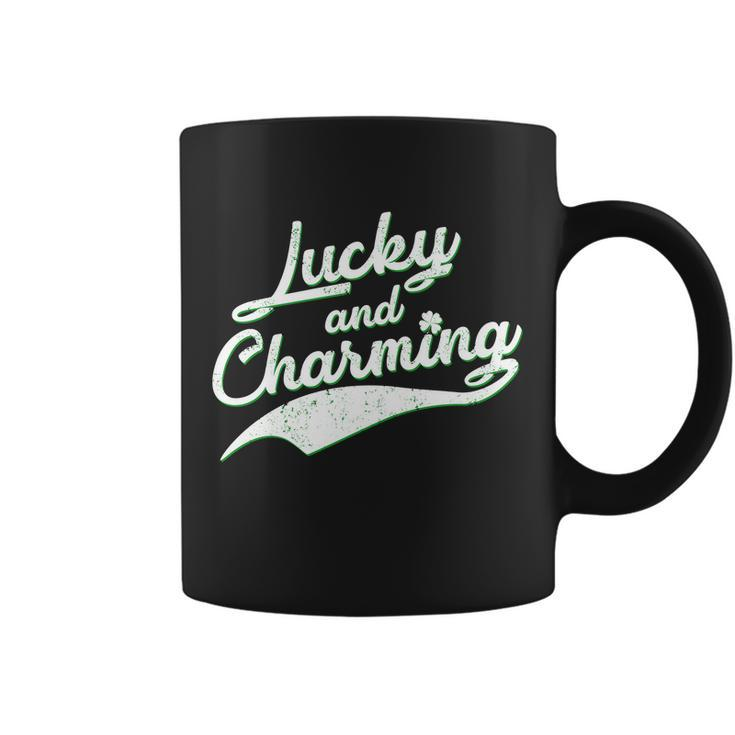 Lucky And Charming St Patricks Day Graphic Design Printed Casual Daily Basic Coffee Mug