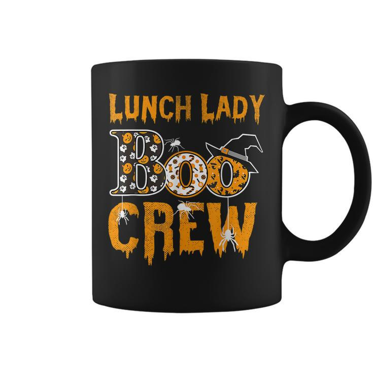 Lunch Lady Teacher Boo Crew Halloween Lunch Lady Teacher  Coffee Mug
