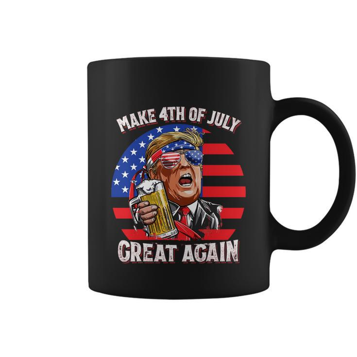 Make 4Th Of July Great Again Trump Ing Beer Patriotic Cool Gift Coffee Mug