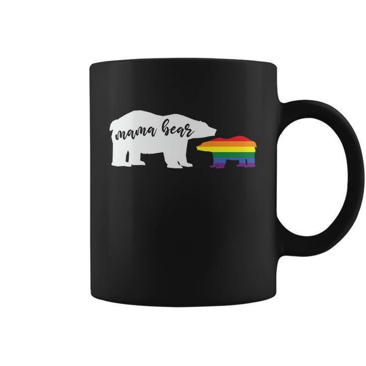 Mama Bear Lgbt Gay Pride Lesbian Bisexual Ally Quote Coffee Mug