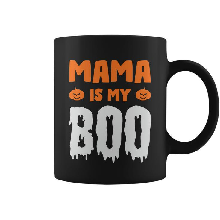 Mama Is My Boo Halloween Quote Coffee Mug