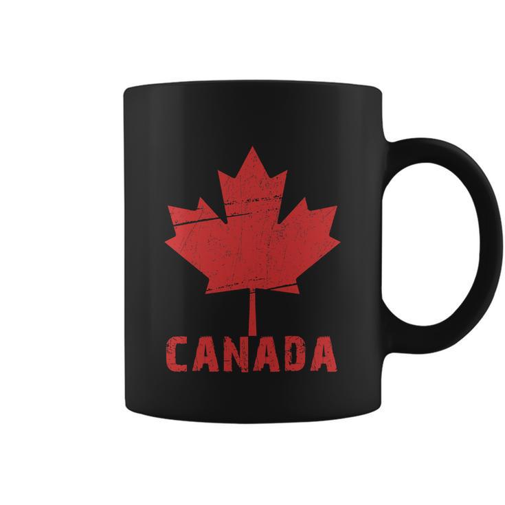 Maple Leaf Canadian Flag Happy Canada Day  Coffee Mug