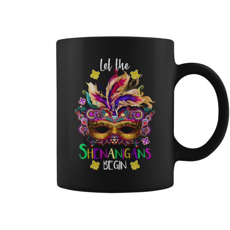 Mardi Gras Let The Shenanigans Begin V2 Coffee Mug