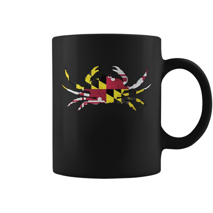 Maryland Flag Crab Tshirt Coffee Mug