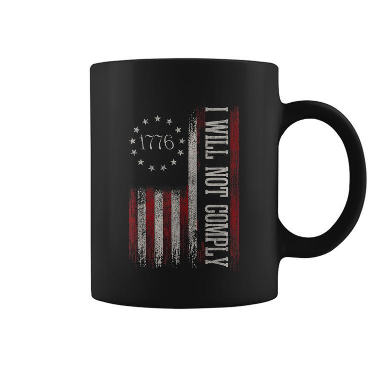 Medical Freedom I Will Not Comply No Mandates Tshirt Coffee Mug