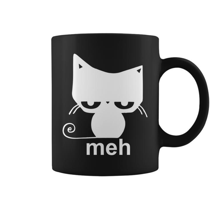 Meh Cat Funny Meme Coffee Mug