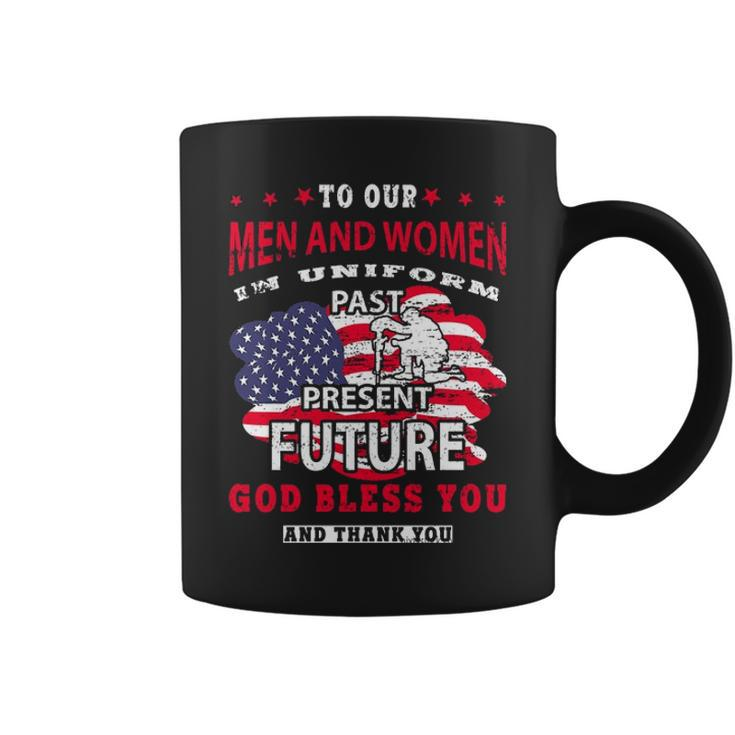 Men And Women In Uniform VeteransShirt Design Coffee Mug