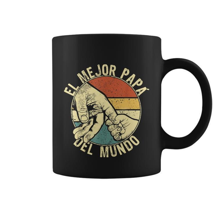 Mens Fathers Day Spanish Dia Del Padre El Mejor Papá Del Mundo Coffee Mug