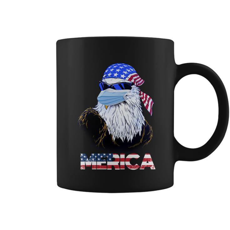 Merica Eagle Mullet 4Th Of July American Flag Vintage 2021 Great Gift Coffee Mug