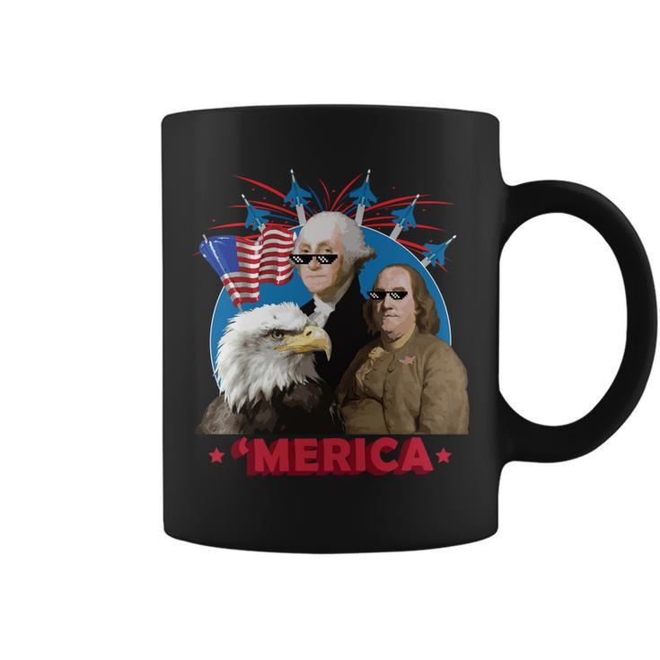 Merica Patriotic Party Coffee Mug