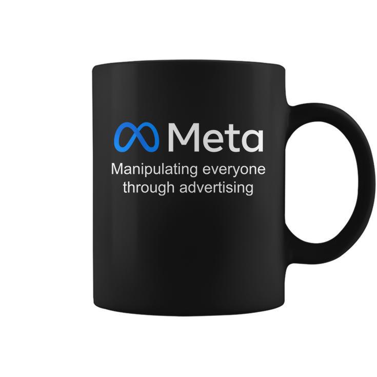 Meta Manipulating Everyone Through Advertising Coffee Mug