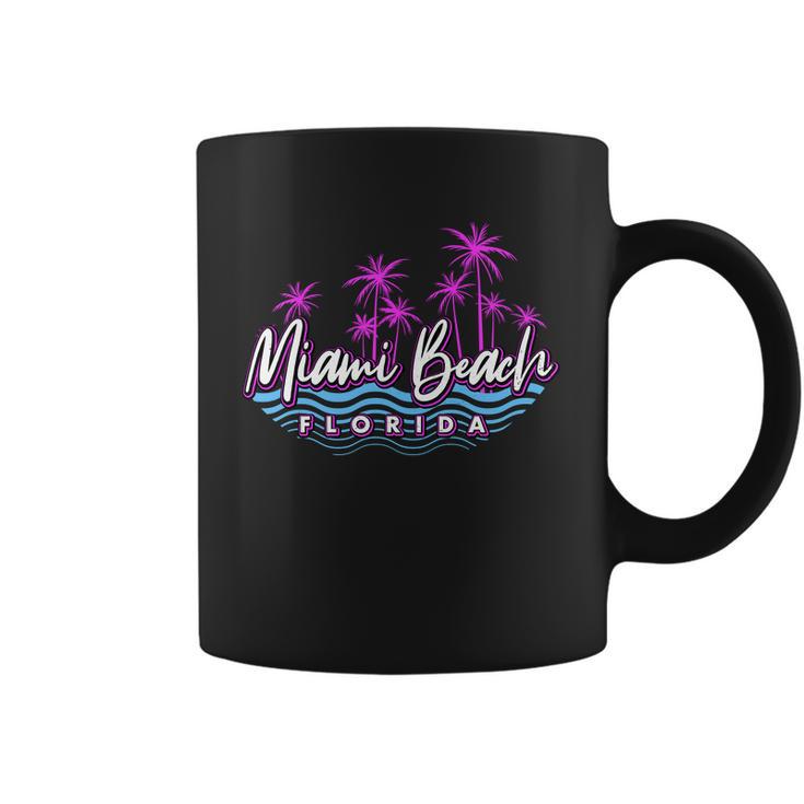 Miami Beach Florida Neon Tshirt Coffee Mug