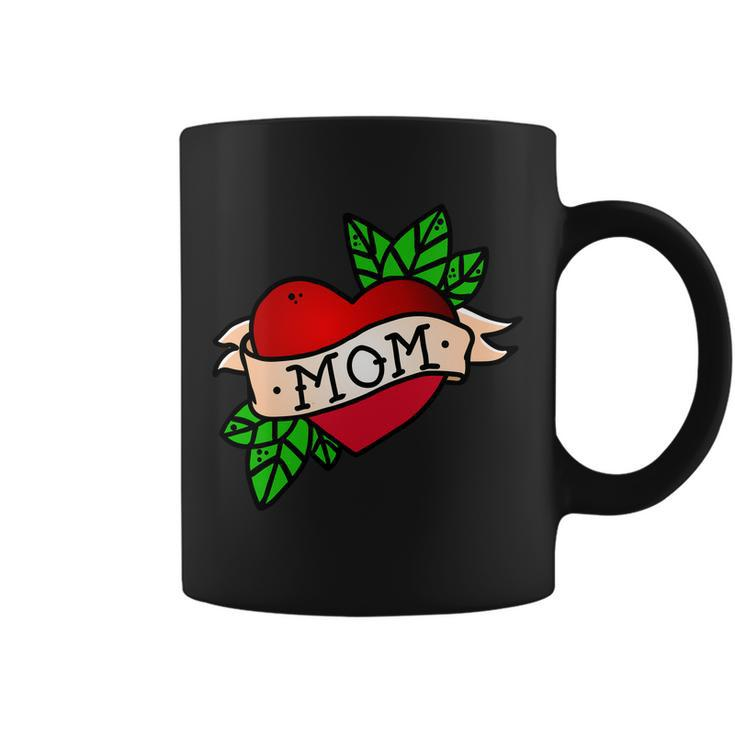 Mom Heart Tattoo Love Tshirt Coffee Mug