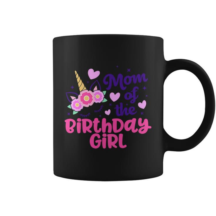 Mom Of The Birthday Girl Unicorn Birthday Unicorn Mom Graphic Design Printed Casual Daily Basic Coffee Mug