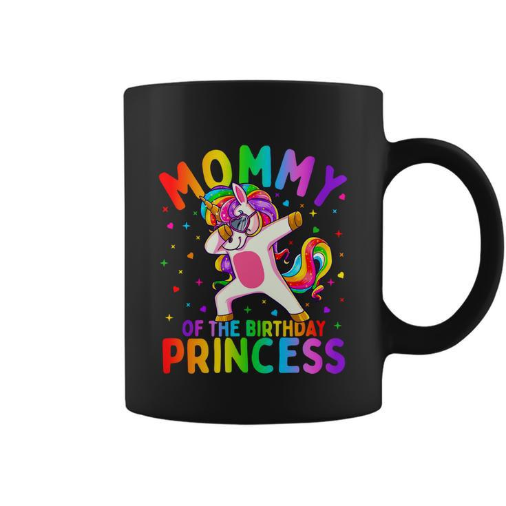 Mommy Of The Birthday Princess Girl Cool Gift Dabbing Unicorn Mom Gift Coffee Mug