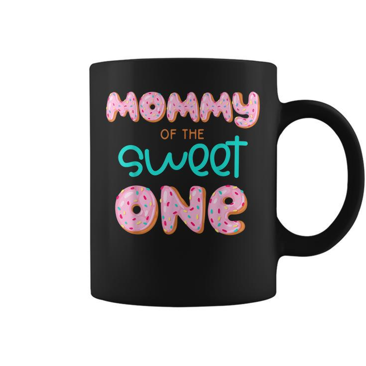Mommy Of The Sweet One First Birthday Matching Family Donut  Coffee Mug