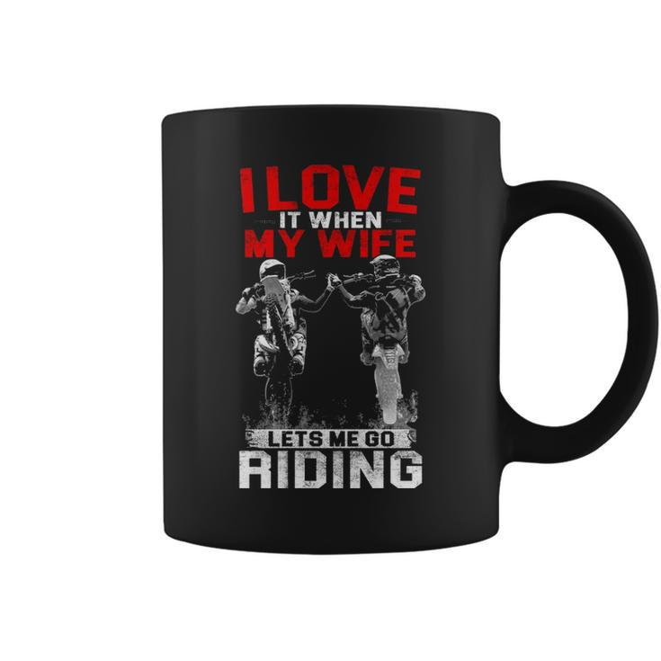 Motocross - I Love My Wife Coffee Mug