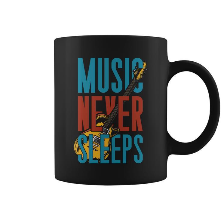 Music Never Sleeps Coffee Mug