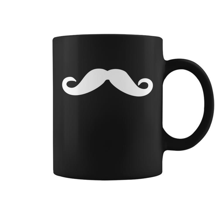 Mustache Logo Coffee Mug