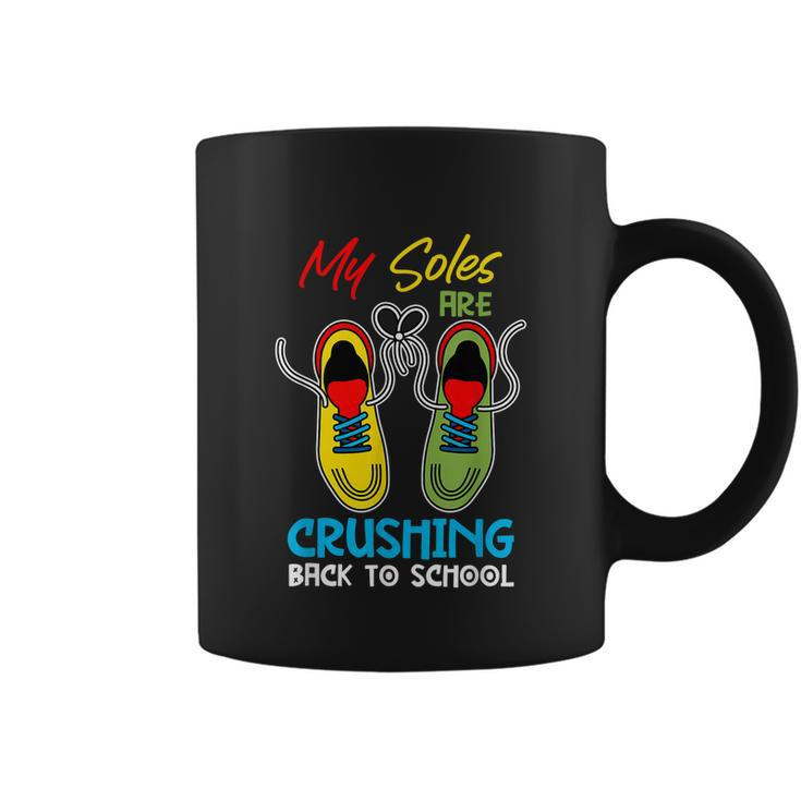 My Soles Are Crushing Funny Back To School Coffee Mug