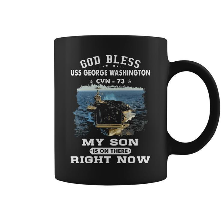 My Son Is On Uss George Washington Cvn  Coffee Mug
