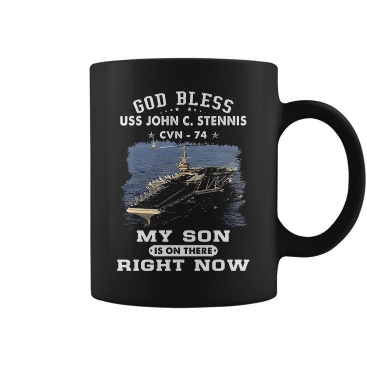 My Son Is On Uss John C Stennis Cvn 74 Cvn Coffee Mug