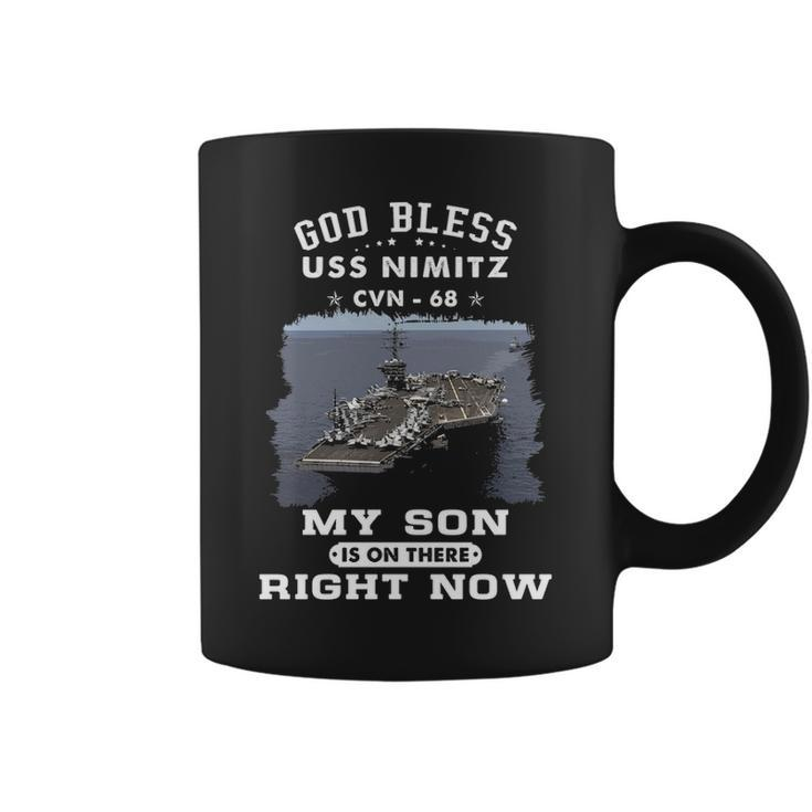 My Son Is On Uss Nimitz Cvn  Coffee Mug