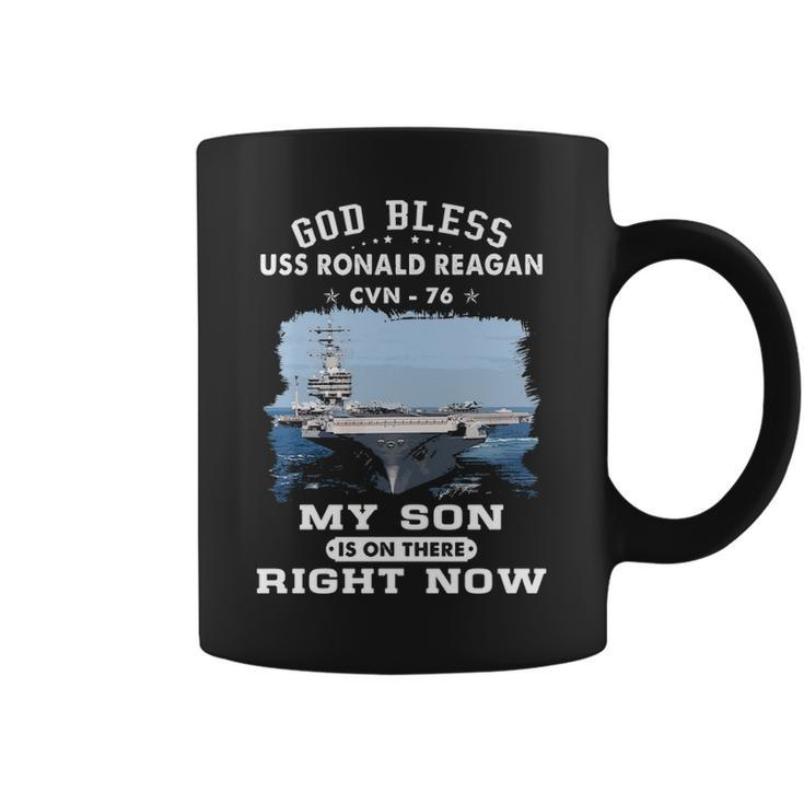 My Son Is On Uss Ronald Reagan Cvn  Coffee Mug