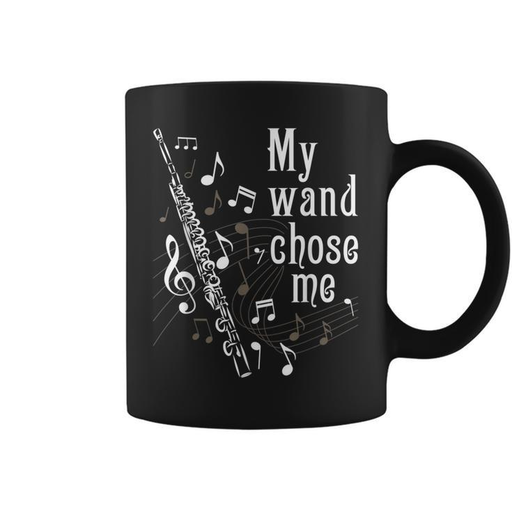 My Wand Chose Me - Flute Player Flutist Marching Band Music  Coffee Mug