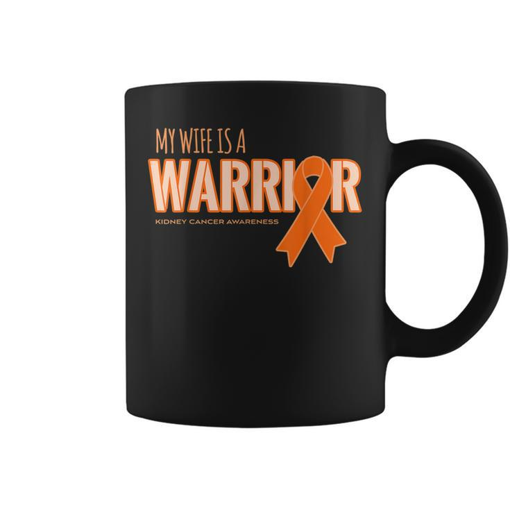My Wife Is A Warrior - Kidney Cancer Awareness  Coffee Mug