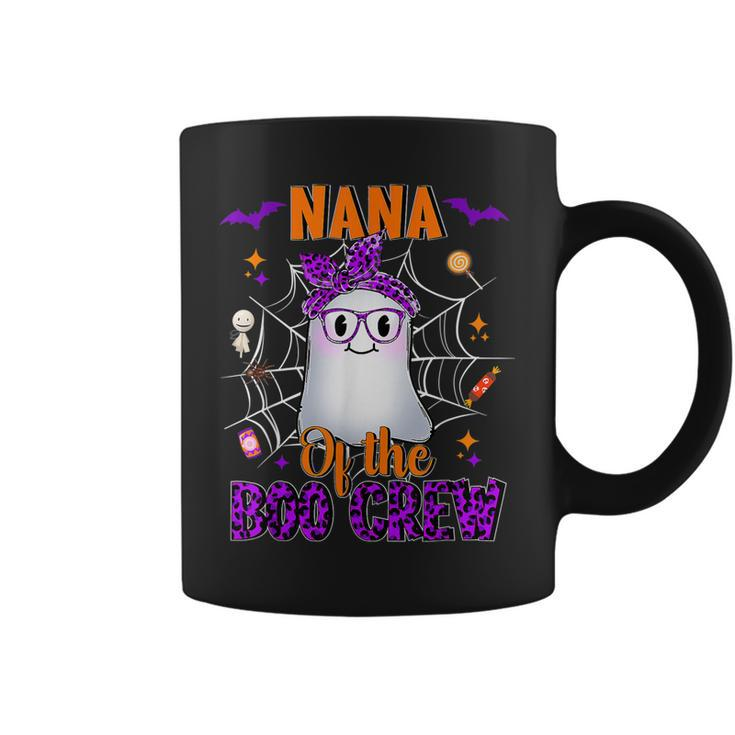Nana Boo Crew Ghost Funny Matching Family Grandma Halloween  Coffee Mug