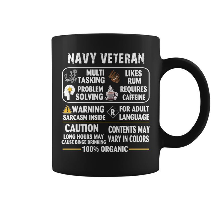 Navy Veteran - 100 Organic Coffee Mug