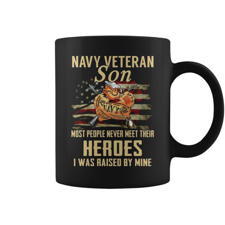 Navy Veteran Son Coffee Mug