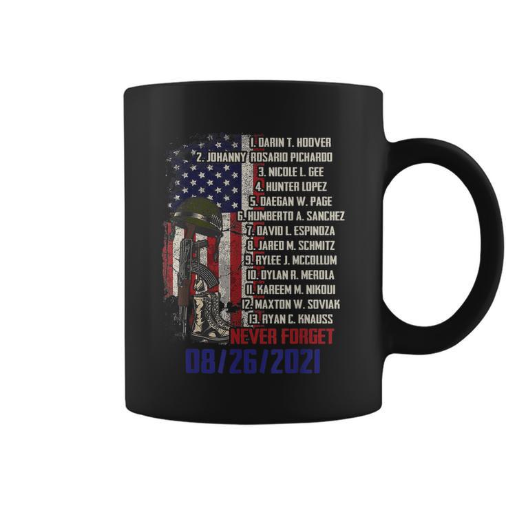 Never Forget Of Fallen Soldiers 13 Heroes Name 08262021 Tshirt Coffee Mug