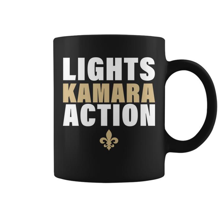 New Orleans Lights Kamara Action Funny Football Coffee Mug