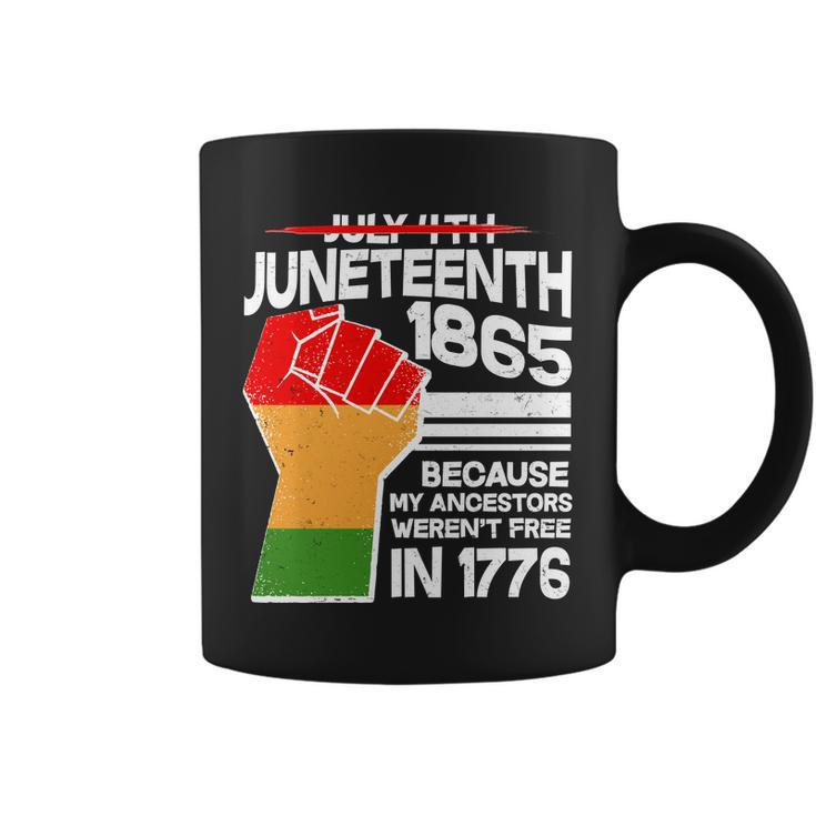 Not July 4Th Juneteenth  Coffee Mug