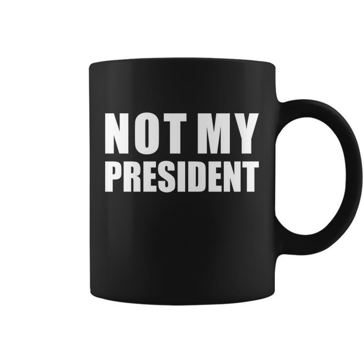 Not My President Classic Logo Tshirt Coffee Mug