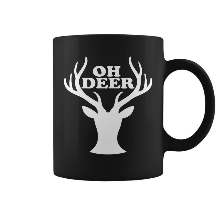 Oh Deer Funny Christmas Tshirt Coffee Mug