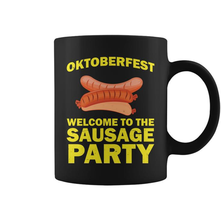 Oktoberfest Welcome To The Sausage Party Coffee Mug