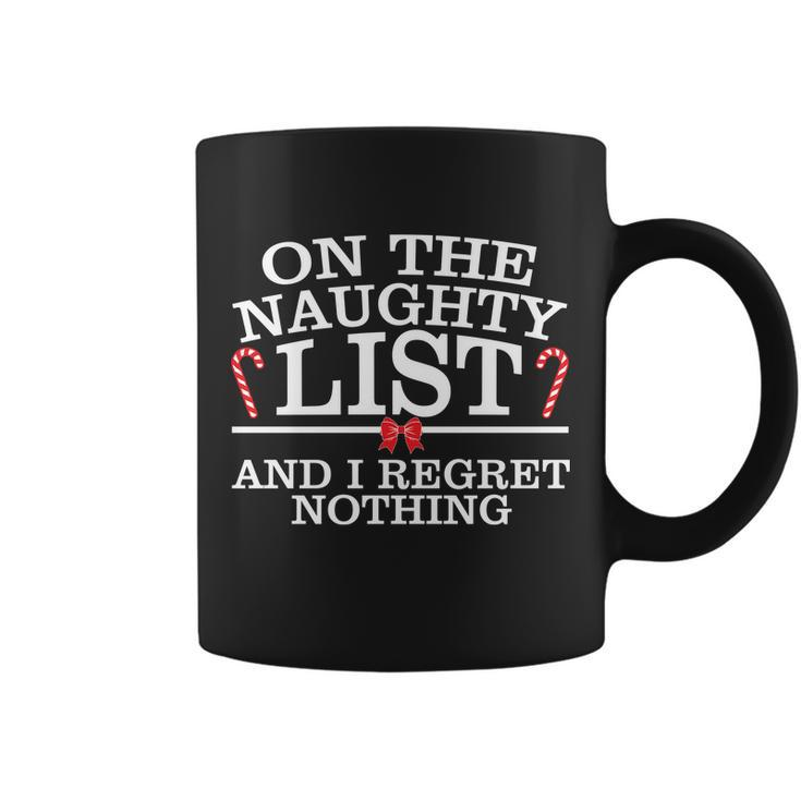 On The Naughty List Funny Christmas Coffee Mug