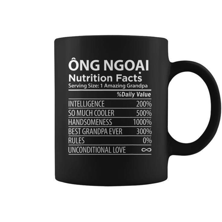Ong Ngoai Nutrition Facts Vietnamese Grandpa Coffee Mug