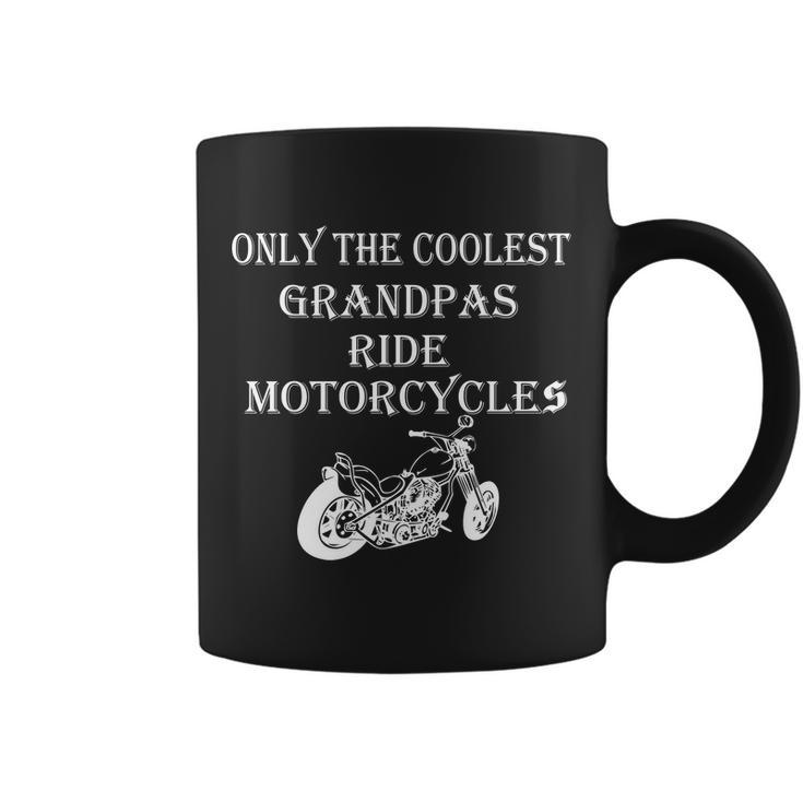 Only The Coolest Grandpas Ride Motorcycles Bike Tshirt Coffee Mug