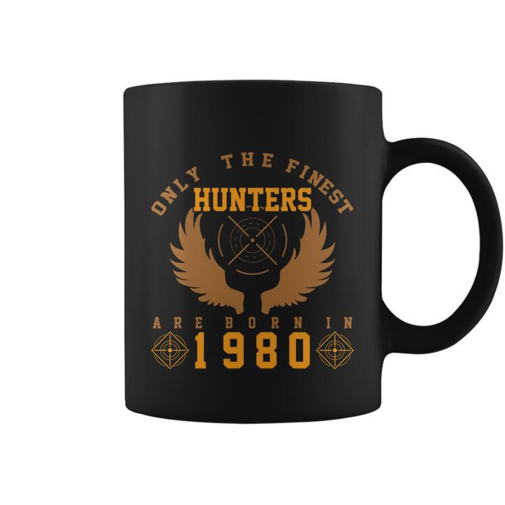 Only The Finest Hunters Are Born In 1980 Halloween Quote Coffee Mug
