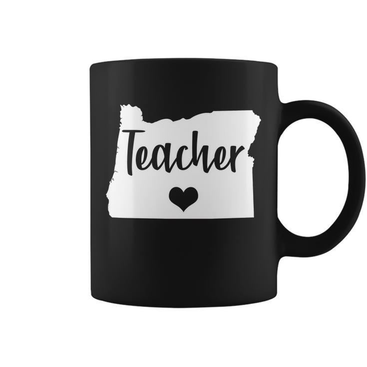 Oregon Teacher Red For Ed Coffee Mug