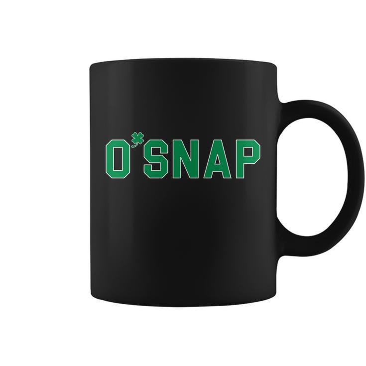 Osnap Irish St Patricks Day Clover Coffee Mug