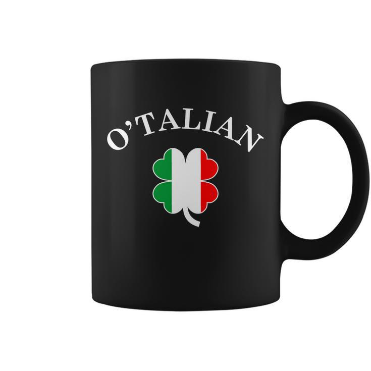 Otalian Italian Irish Shamrock St Patricks Day Tshirt Coffee Mug