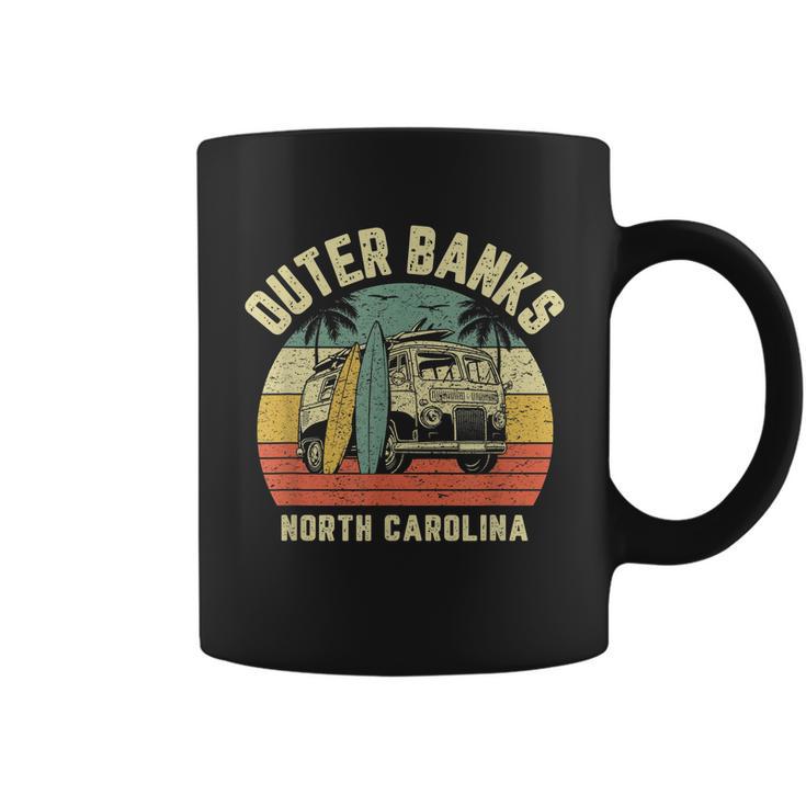 Outer Banks Shirt Retro Surfing Van Cool Pogue Life Surfer Tshirt Coffee Mug