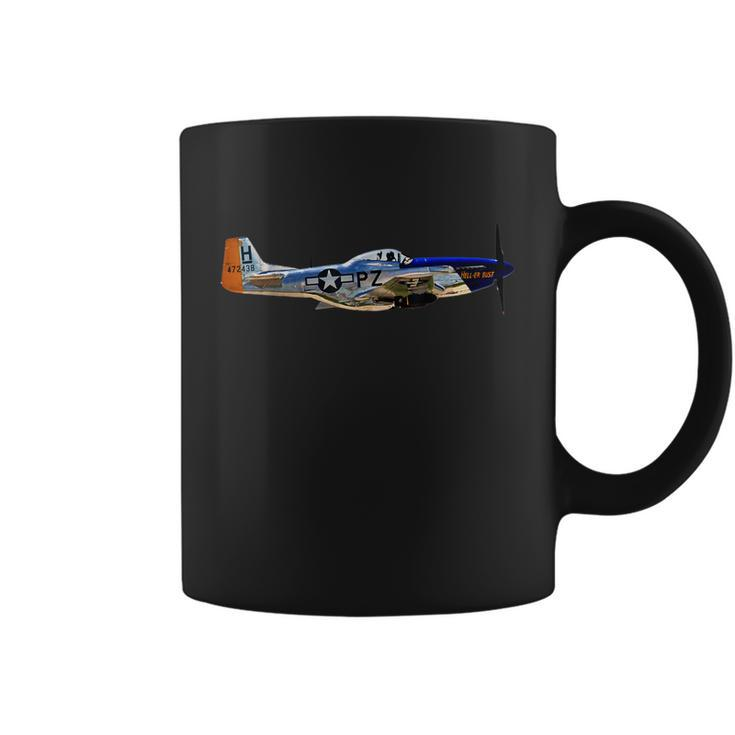 P51 Mustang Wwii Fighter Plane Us Military Aviation History Coffee Mug