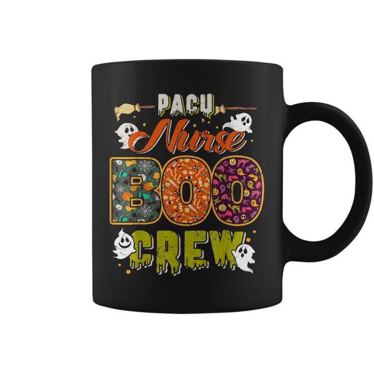 Pacu Nurse Boo Crew Rn Squad Halloween Matching  Coffee Mug
